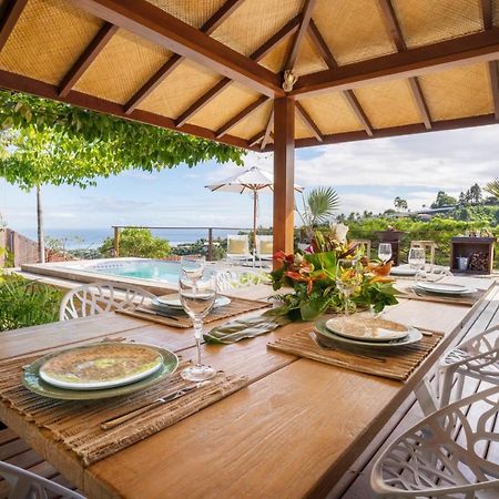 Villa Manuiti, Balinese Luxury Home - Private Swim Spa, Ocean View - Ofyr Bbq - Koi Pond Punaauia  Esterno foto