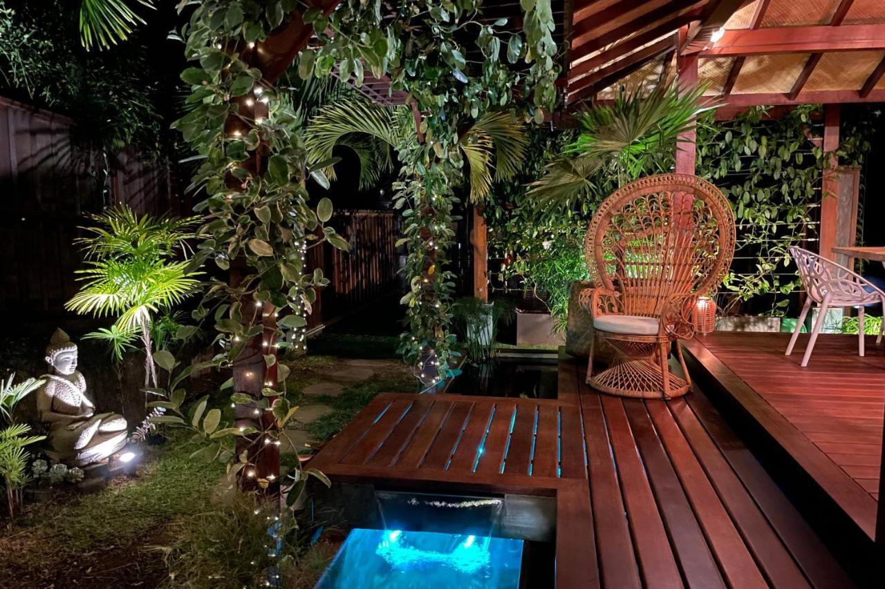 Villa Manuiti, Balinese Luxury Home - Private Swim Spa, Ocean View - Ofyr Bbq - Koi Pond Punaauia  Esterno foto