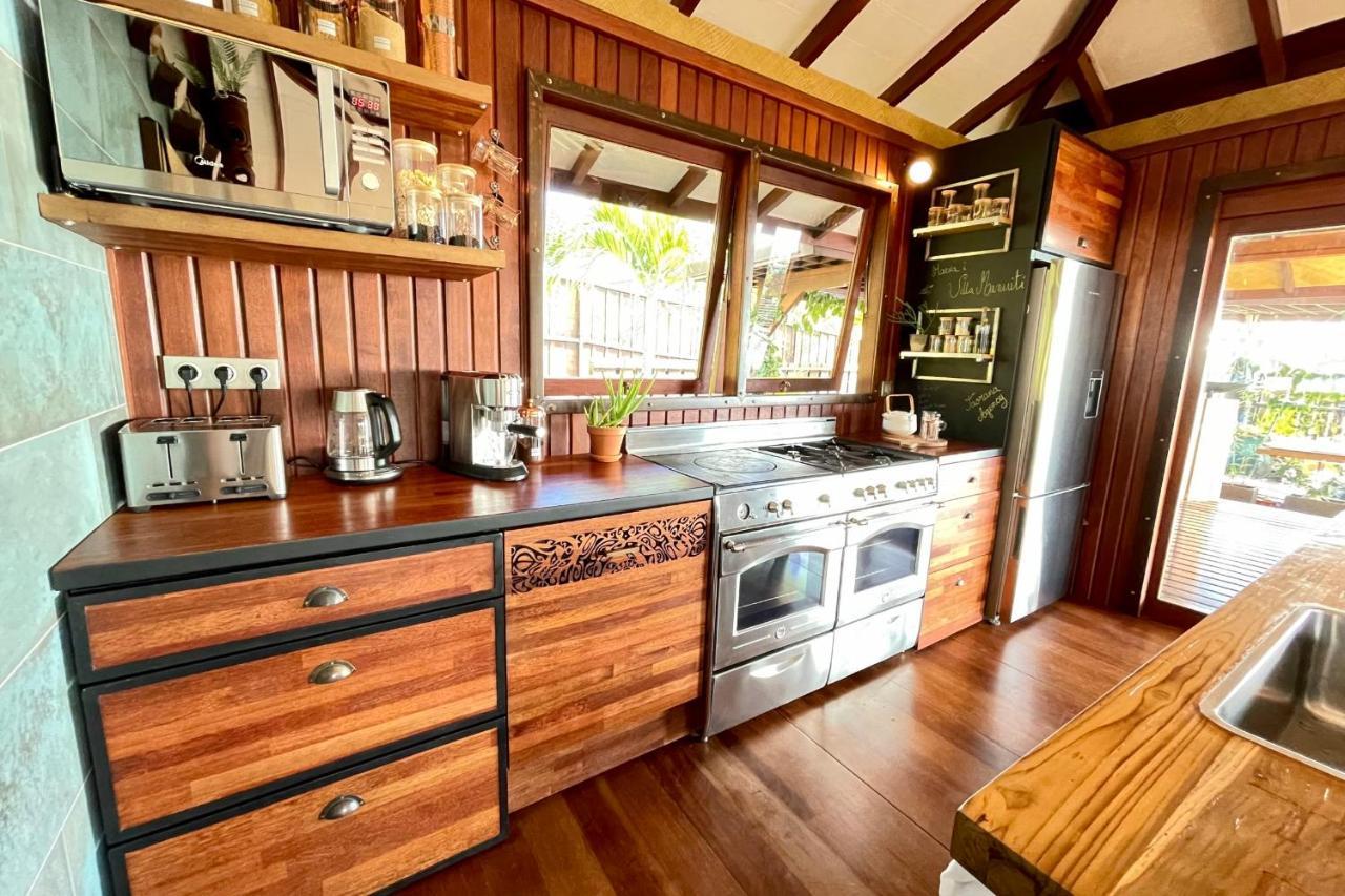 Villa Manuiti, Balinese Luxury Home - Private Swim Spa, Ocean View - Ofyr Bbq - Koi Pond Punaauia  Esterno foto