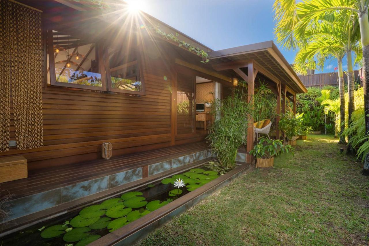 Villa Manuiti, Balinese Luxury Home - Private Swim Spa, Ocean View - Ofyr Bbq - Koi Pond Punaauia  Esterno foto